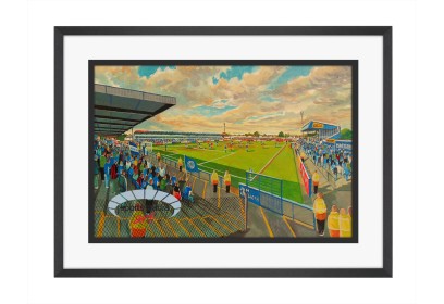 Moss Rose Stadium Fine Art Print - Macclesfield FC